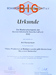 Ani Karapetyan BIG Master Thesis Award Certificate