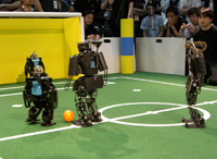 RoboCup 2007 KidSize final: NimbRo 8 : 6 Team Osaka