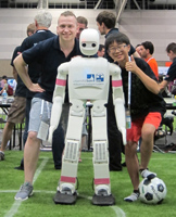 NimbRo-OP2 robot at RoboCup 2017