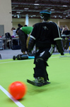 RoboCup 2011: TeenSize-Roboter Dynaped vom Bonner Team NimbRo