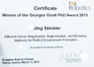Jörg Stückler: Georges Giralt PhD Award 2015