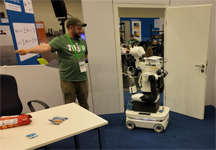 Final: Searching for a person performing a pointing gesture