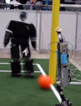 RoboCup 2012: NimbRo vs. SHAYAN: Dynaped kicking