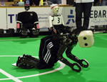 RoboCup 2013: NimbRo-OP getting up