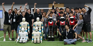 RoboCup Humanoid AdultSize Final Teams NimbRo and HERoEHS