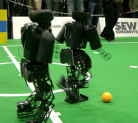 RoboCup German Open 2008: NimbRo kicking