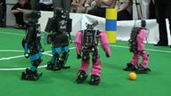 RoboCup German Open 2009 Humanoid Final: NimbRo vs. Darmstadt Dribblers