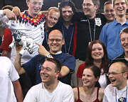 Weltmeister 2005: Ein kleiner Teil des "GermanTeam" feiert den Titelgewinn